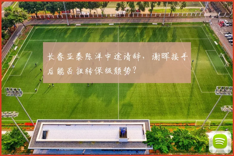 长春亚泰陈洋中途请辞，谢晖接手后能否扭转保级颓势？
